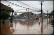 berschwemmte Strae in Porto Alegre (AFP)