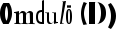 Omdul� (D)